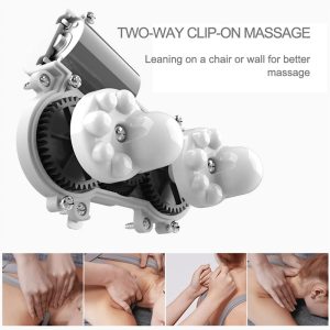 Prenosivi ručni masazer sa dvostrukim klipom za masažu