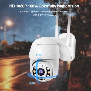 HD 1080P PTZ kamera sa 100% colorfully noćnim vidom i rotacijom gimbal glave
