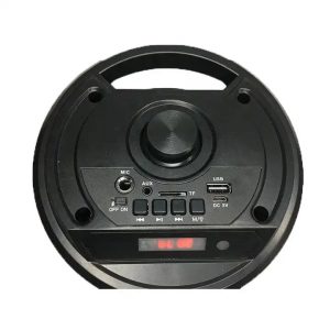 Kontrolna tabla crnog Bluetooth zvučnika model 4209 sa dugmadima i ulazima