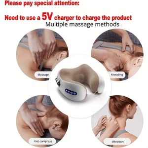 Masažer za vrat sa višestrukim metodama masaže, potreban 5V punjač