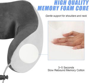 Jastuk od memori pene sa sporim oporavkom za podršku vrata i ramena