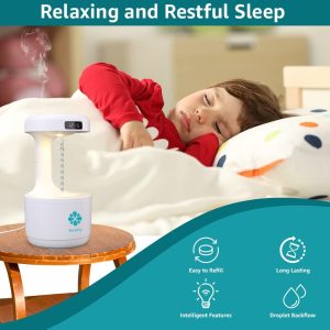 Ovlaživač vazduha sa funkcijama za miran i odmoran san, pored spavaćeg deteta