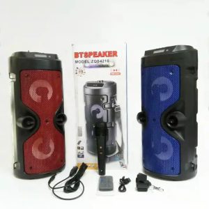 Set karaoke Bluetooth zvučnika model 4209 u različitim bojama sa dodacima
