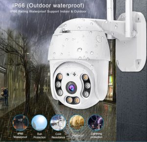 SMART PTZ kamera sa IP66 ocenom vodootpornosti, otpornost na sunce, hladnoću, prašinu i munje