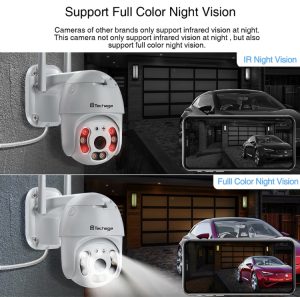 SMART PTZ kamera koja podržava punoću noćnog vida u boji, pored standardnog infracrvenog vida